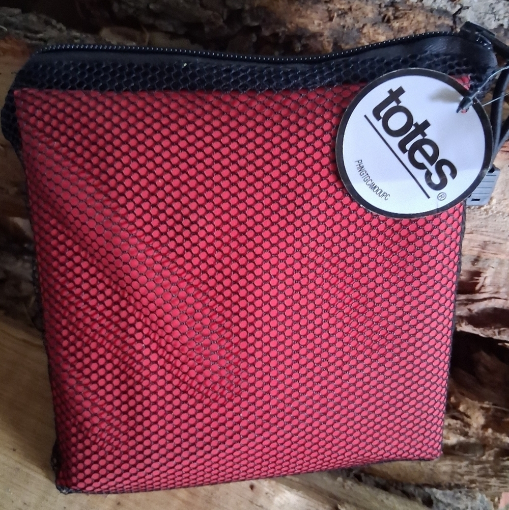 Totes Red Mesh Bag